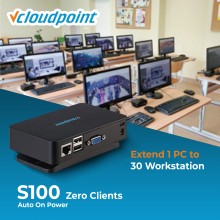 Vcloudpoint S100 Zero Client Auto on Power